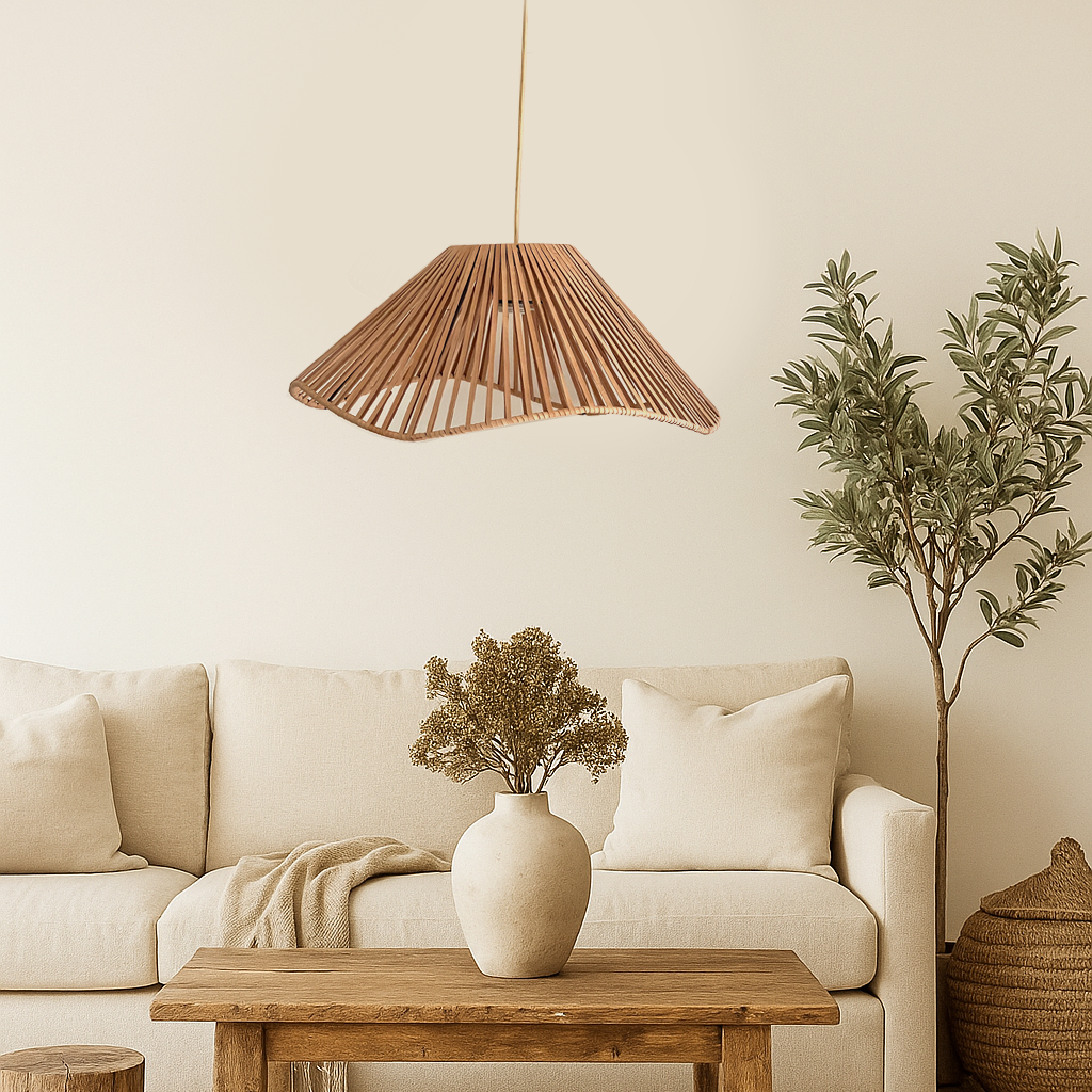 Lámpara colgante cuero M